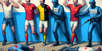 Un roman a fost injunghiat de suporterii belgieni. Cinci arestari