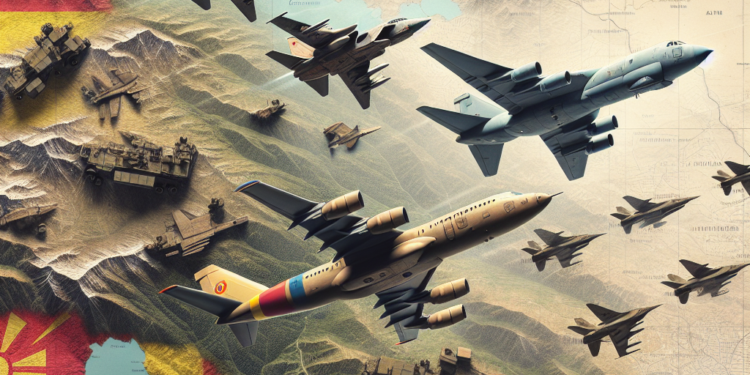 Fortele Aeriene Romane efectueaza 21 de misiuni in Macedonia de Nord