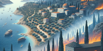 Incendii de vegetatie in Grecia si Turcia
