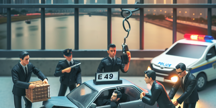 Soferul de 29 de ani a fost prins