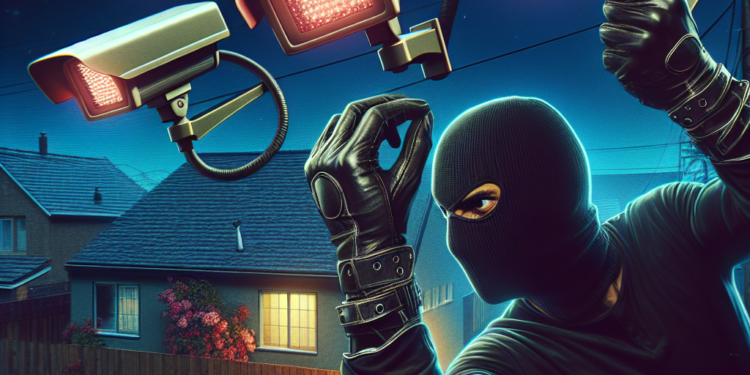 Un barbat din Alba a furat 3 camere de supraveghere