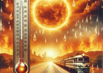 Trenurile circula mai incet in judetele cu canicula