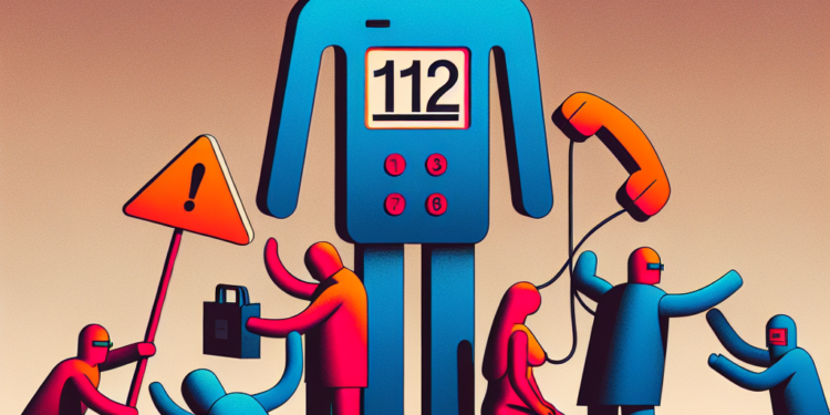 Suna la 112 in caz de hartuire sau santaj