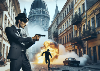 Barbatul a scos pistolul in strada din Galati