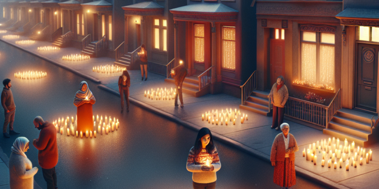 Pentru caldura si lumanare pe strada