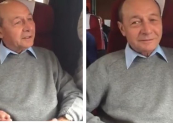 Fostul presedinte al Romaniei calatoreste cu trenul si lauda realizarile mandatului sau Am satisfactie VIDEO