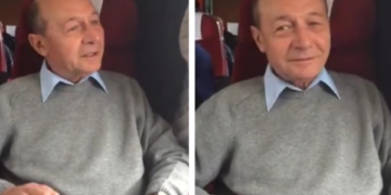 Fostul presedinte al Romaniei calatoreste cu trenul si lauda realizarile mandatului sau Am satisfactie VIDEO