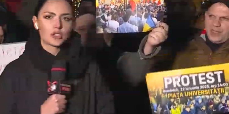 Romanii cer demisia guvernului Protest la premier
