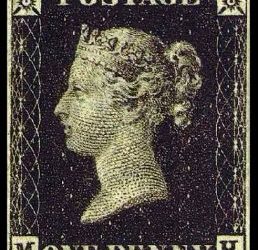 DOCUMENTAR Penny Black primul timbru postal