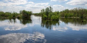 Accident pe Dunare Sulina barca rasturnata