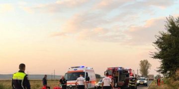 Accident grav cauzat de un politist un mort trei raniti