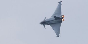 Drone detectate la nord de Sulina au fost ridicate Eurofighter Typhoon