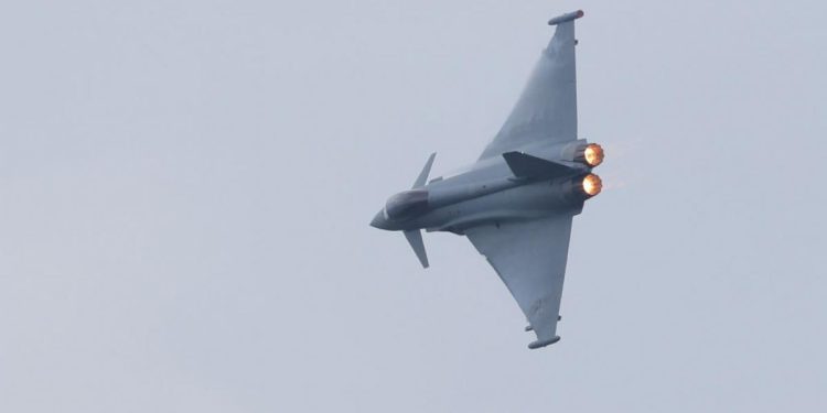 Drone detectate la nord de Sulina au fost ridicate Eurofighter Typhoon