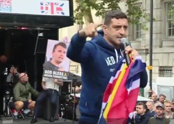 George Simion la mitingul extremistilor din Londra