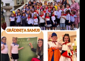 La o gradinita din Satu Mare copiii au purtat uniforme