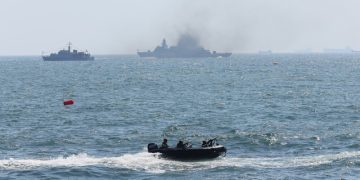 Mina marina descoperita la Vadu a fost distrusa