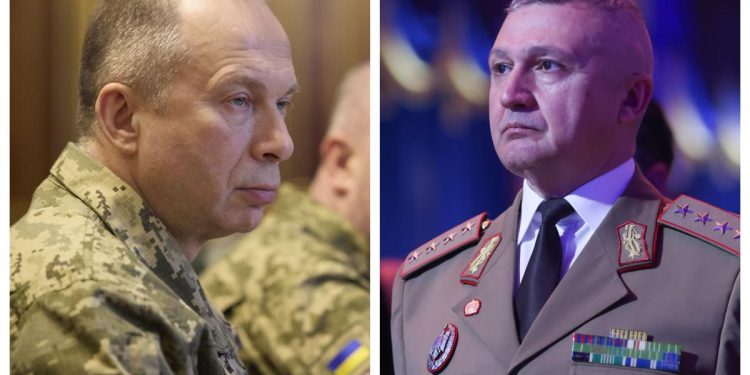 Sirski a vorbit cu generalul Gheorghita despre dronele rusesti