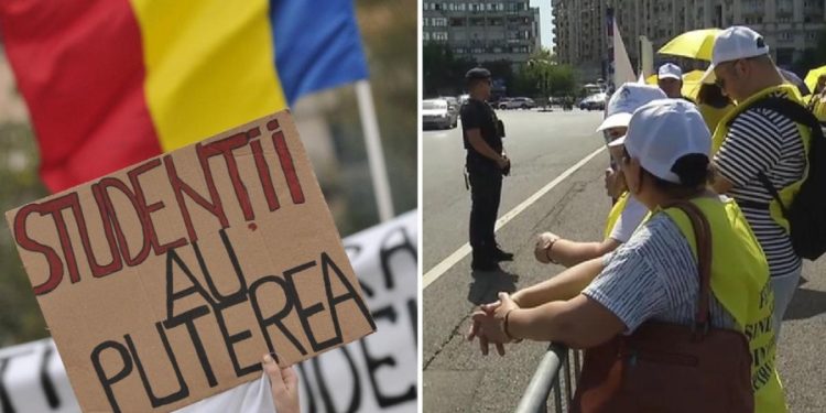 Studentii sustin protestul profesorilor si vor fi in Piata Victoriei