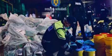 Cum sunt distruse patru tone de droguri de Politie