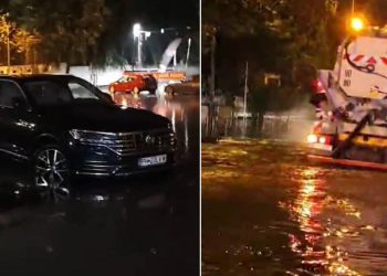 Haos in Bucuresti tramvaie blocate copaci doborati