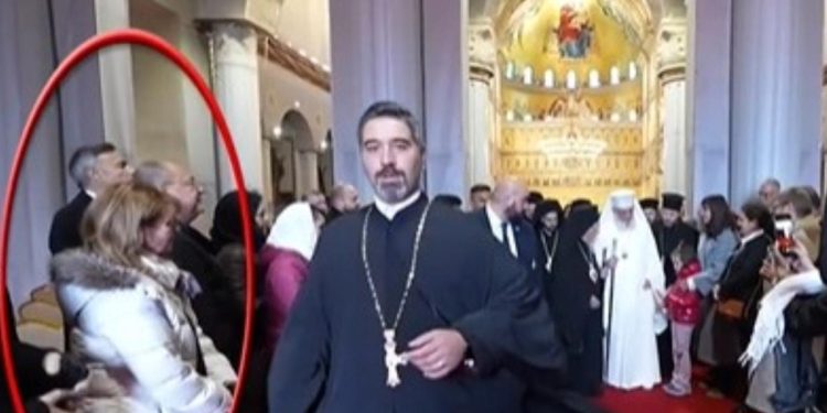 Imagini cu Florian Coldea la Sfintirea Catedralei Nationale