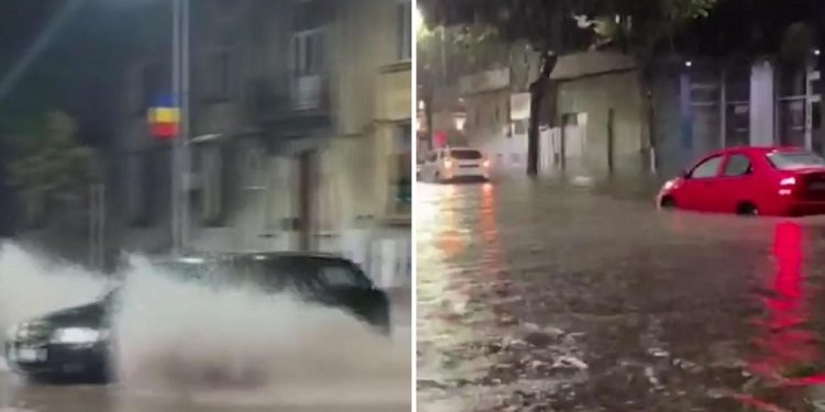 Imagini cu daunele cauzate de ciclon in Romania