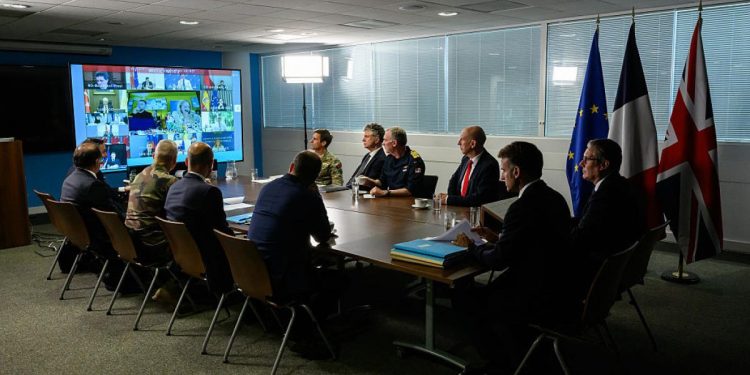 Nicusor Dan la reuniunea Coalitiei de Vointa pentru Ucraina