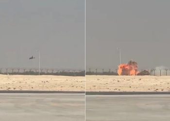 Avion de vanatoare prabusit in Dubai la festivalul aviatiei