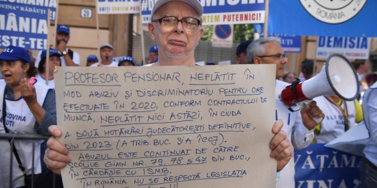 Profesorii protesteaza miercuri la Ministerul Educaiei