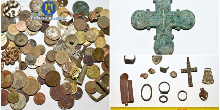 Barbat din Neamt comoara descoperita de politie