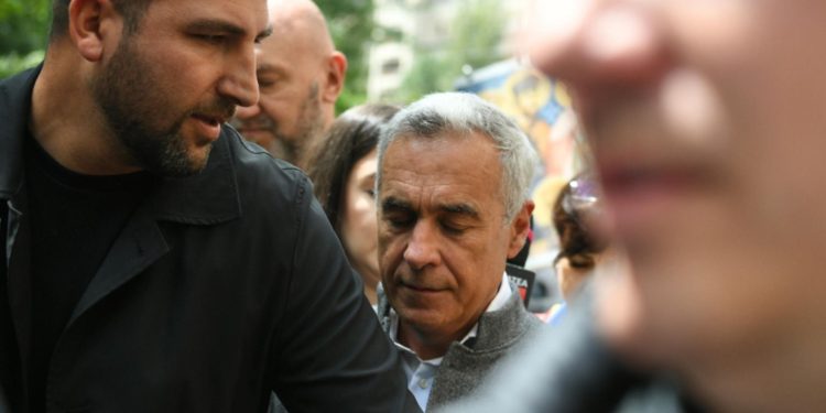 Calin Georgescu la Politia Buftea pentru control judiciare