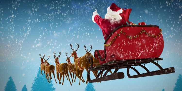 Traseul lui Mos Craciun in timp real