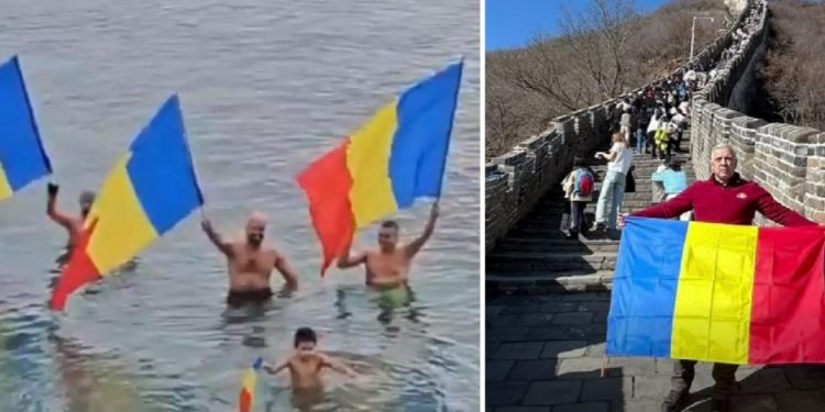 Tricolorul a fost purtat cu mandrie de Ziua Nationala
