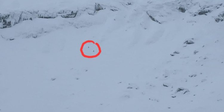 Avalansa mare cauzata de doi schiori la Balea Lac