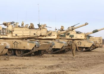 Armata SUA a trimis tancuri Abrams in Romania pentru exercitii comune cu militarii nostri la