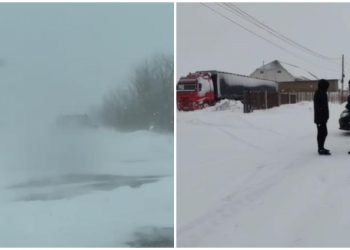 Drumuri nationale inchise si restrictii de circulatie in judetele aflate sub Cod galben de ninsoare