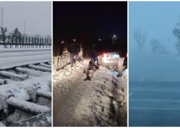 Ninsori si viscol puternic in Bucuresti si in 16 judee drumuri inchise circulatie restrictionata