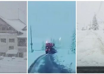 Iarna s a intors cu forte mari in Romania Strat de zapada de peste 35 cm in unele zone A fost
