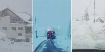 Iarna s a intors cu forte mari in Romania Strat de zapada de peste 35 cm in unele zone A fost