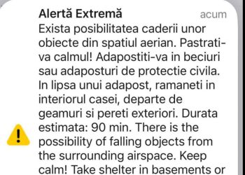 Un nou mesaj Ro Alert in Tulcea al treilea in acelasi zai din cauza conflictului din Ucraina