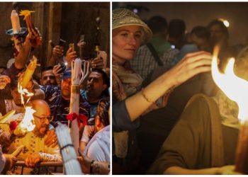 A fost aprinsa Lumina Sfanta de la Ierusalim Care este semnificatia acesteia si cand va ajunge in Romania