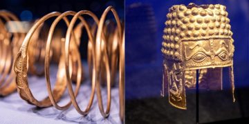 Coiful de aur de la Cotofeneshti si bratarile dacice furate in Olanda au fost reunite