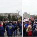 protest in piata victoriei impotriva masurilor guvernamentale se estimeaza o prezenta de peste 10000 de persoane