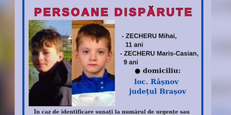 Alerte in Rasnov Doi frati de 9 si 11 ani sunt disparuti de o zi Cine i a vazut este