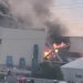 Explozie si incendiu la o fabrica de prelucrare a lemnului din Brasov